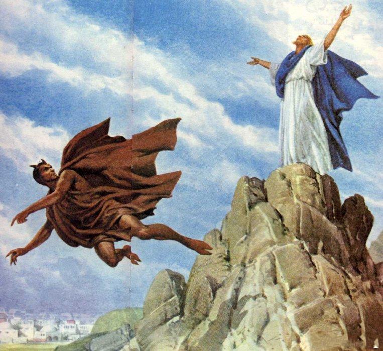 Jesus commands the Dragon known as "Satan" or the "devil"